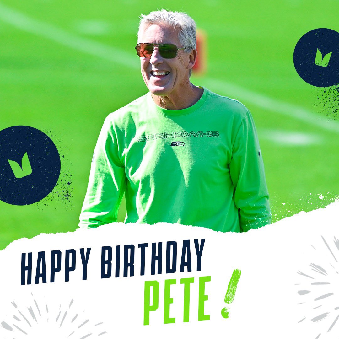 Happy 70th birthday to Pete Carroll 