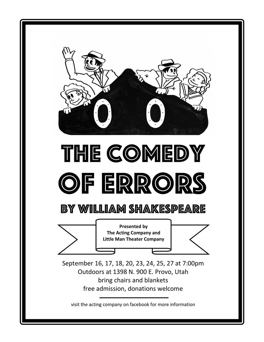 Come and enjoy this outdoor show with us! Set on a cruise ship in the 1930s, with live music, tons of hijinks, and a cast filled with brothers, sisters, husbands, wives, moms and dads, it’s backyard Shakespeare, and it’s the best thing there ever was.