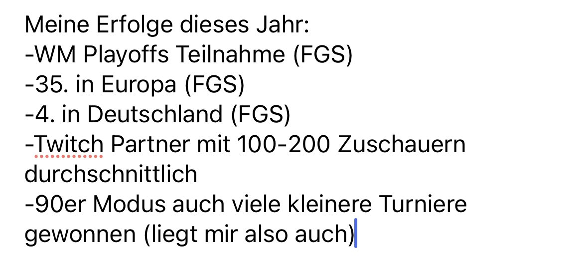 Ich bin nach meiner sehr guten Saison immernoch auf der Suche nach einem Team, das ich in fifa 22 vertreten kann. Meine Erfolge etc könnt ihr unten im Bild sehen.
Gerne Liken und Reetween🙏