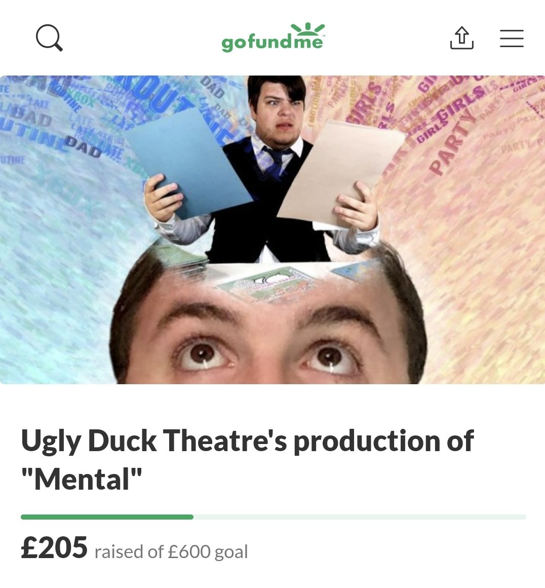 We are a third of the way to our goal!
Thank you so much to everyone who has donated so far, we cannot put on this show without you all.
There is still time to donate and please give this a share so we can get to our goal ❤
gofund.me/6b7465b0
#exeterfringe