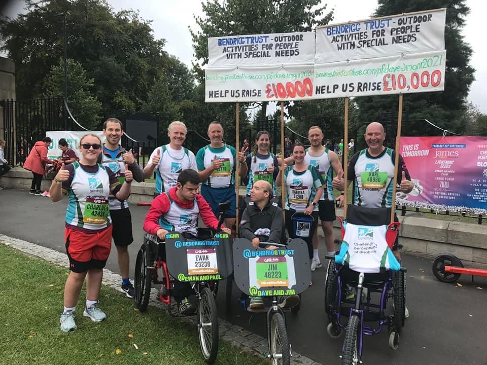 ewanandpaul's tweet photo. 🦽 🏃‍♂️ A sub 2 hour half marathon on the 40th #greatnorthrun #gnr21 #gnr40 for Ewan (wheelchair user) and Paul (Thirsk &amp; Sowerby Harrriers).
1 Hour 58 Minutes 33 Seconds.
We are both elated with the time and position 9258/57000🦽 🏃‍♂️ @BBCYork @BBCLookNorth @BBCSport @GabbyLogan https://t.co/2Y0dzUNMQ5