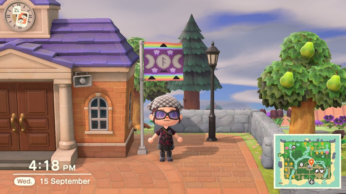 NightsRune's tweet photo. flag re-design #AnimalCrossing #ACNH #NintendoSwitch https://t.co/VtJCCINplZ