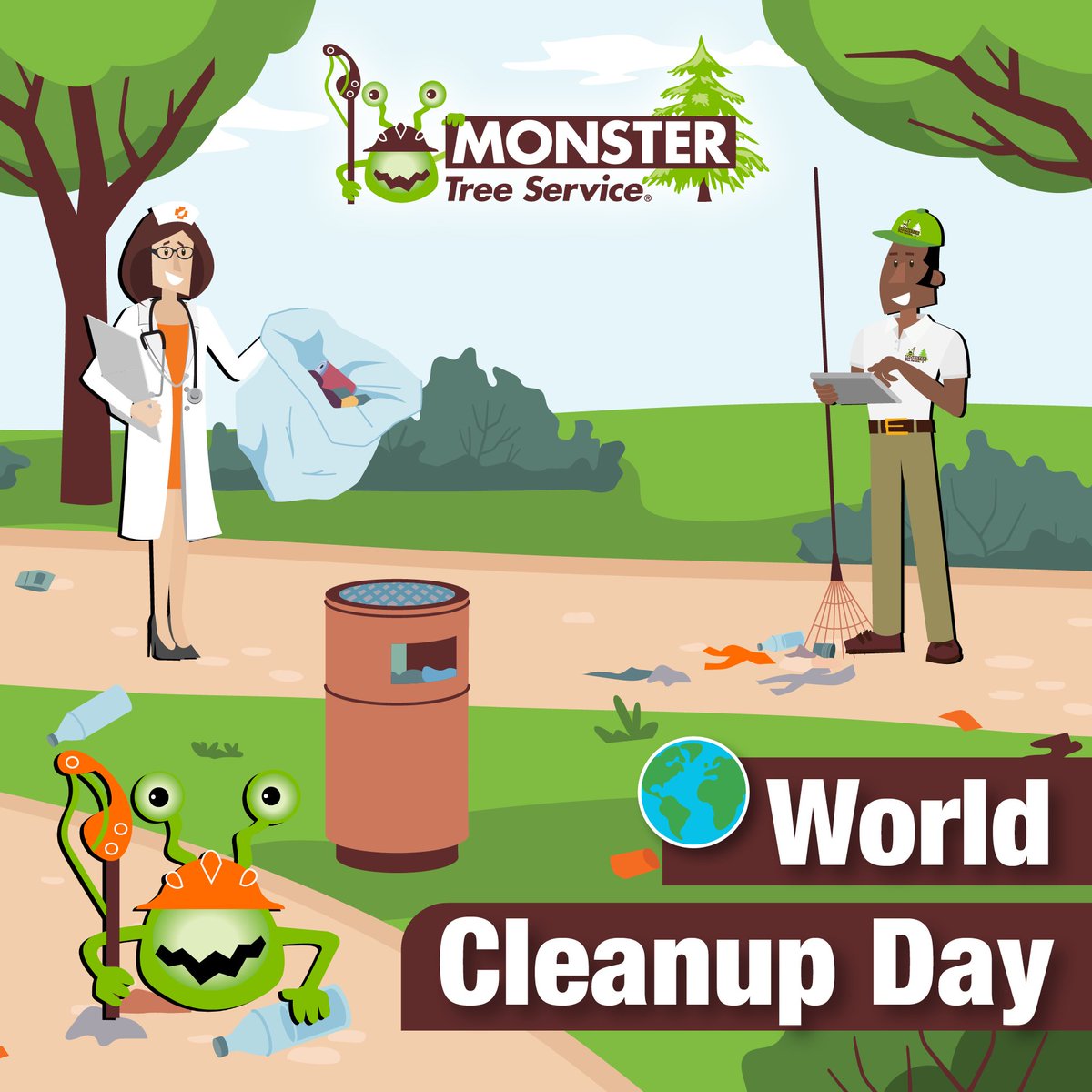 Monster_Careers's tweet image. #Worldcleanupday #Monstertreeservice