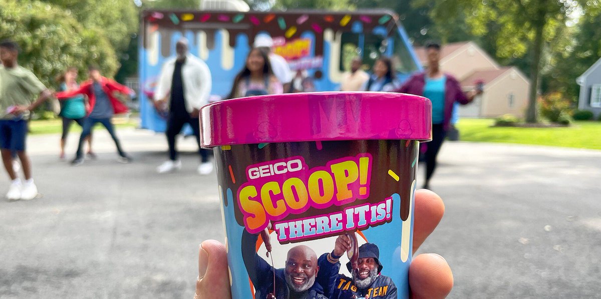 Scoop! Here It Is — Geico Turned That Tag Team Commercial Into a Real-Life Ice Cream bit.ly/3CjtpvN