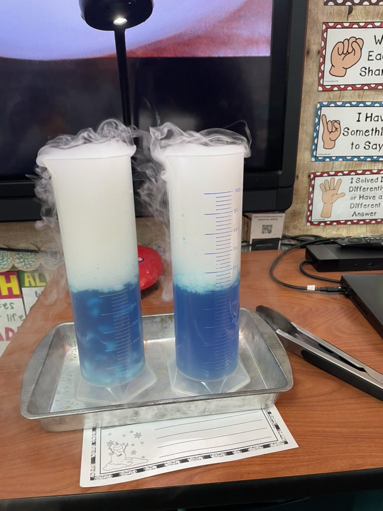 Crooks3rdgrade's tweet image. Changes in State of Matter #WeAreElks #EMSProud  @EESPRIDE