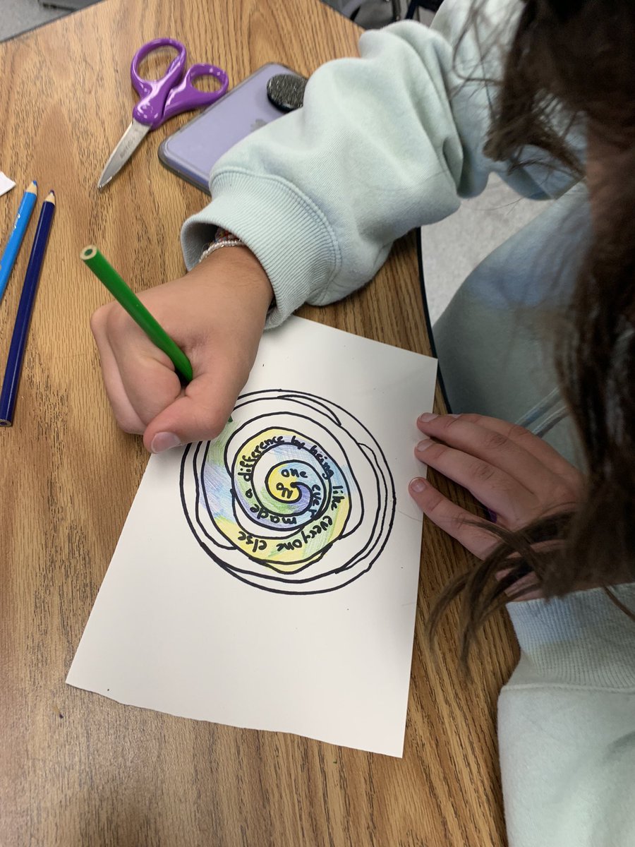 MrsLeCouffe's tweet photo. Watercolor inspiration to start the day in @StJosaphat Grade 8. If you can make someoneโs day a little bit better, why would you not? Be the start to someoneโs smile, someoneโs laugh, and someoneโs hope. #dotday2021 #inspired @RCSD_No81 #knowbetterbebetter https://t.co/r1lqNSVSF4