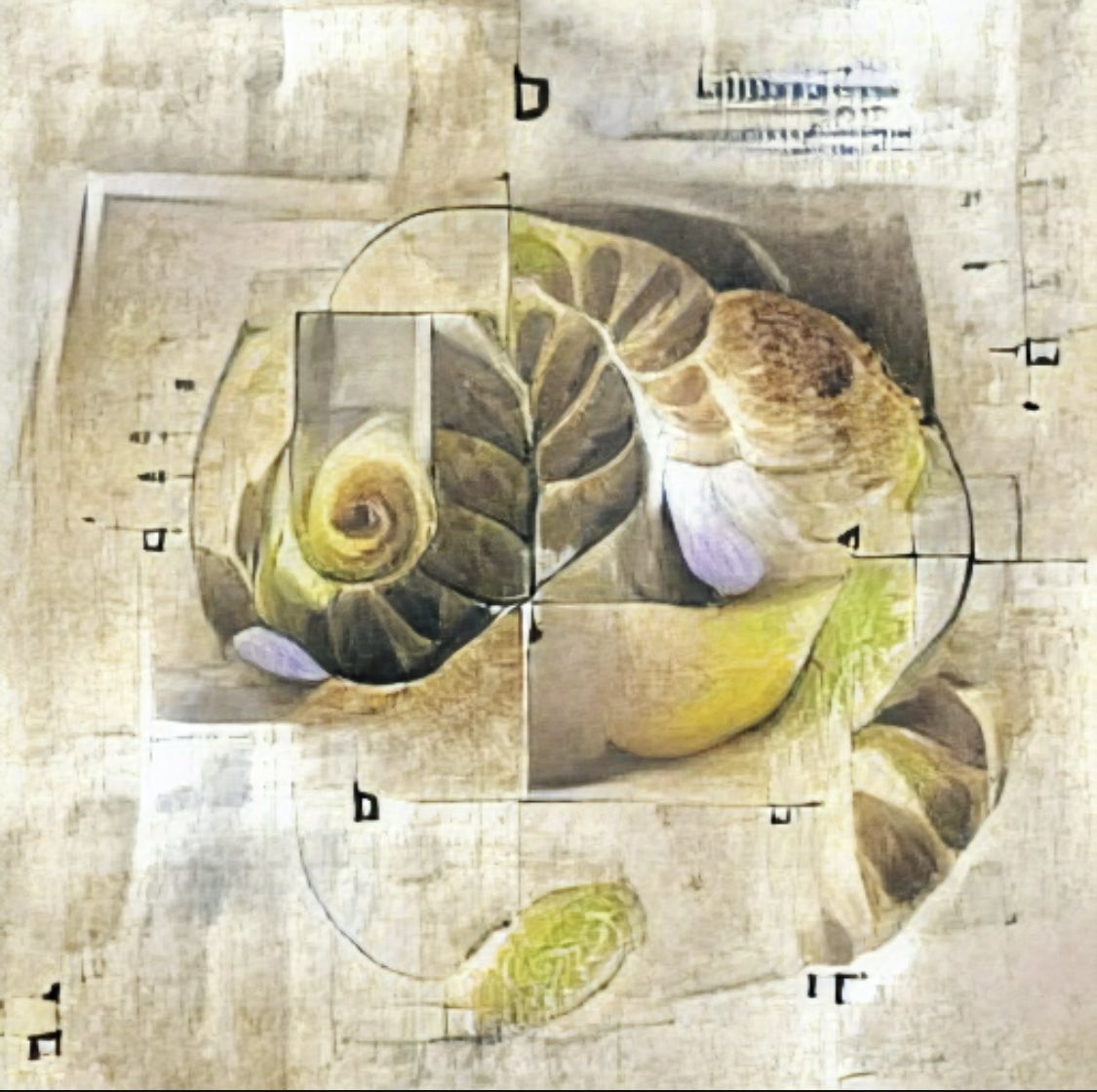 Of Fibonacci in Nature | AI Sketchbook 

Mint on #HEN #NFT #generativeart #VQGAN #nftartist #AIArtwork 

Visit:
hicetnunc.xyz/objkt/308284