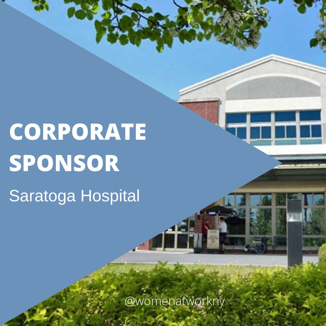 Re-introducing a Women@Work Corporate Sponsor, Saratoga Hospital. 

Their mission is to serve the people of the Saratoga region by providing them access to excellence in healthcare in a supportive and caring environment.