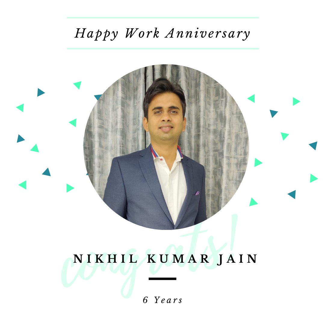 GrahamKitchingE's tweet image. Cheers! To the commitment of this person #NikhilkumarJain to this organization. Happy work anniversary! #workmilestone #workanniversary #congratulations  #Practus