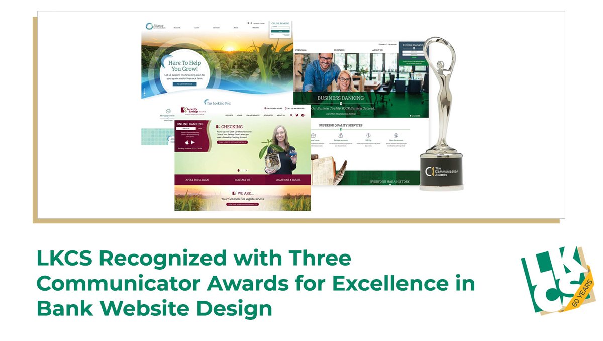 LKCSperu's tweet photo. 🏆Quick update! LKCS was honored with 3 Communicator Awards for bank website design. Congratulations to all! https://t.co/9HKh4I6edh https://t.co/ZcfcVGYDpR