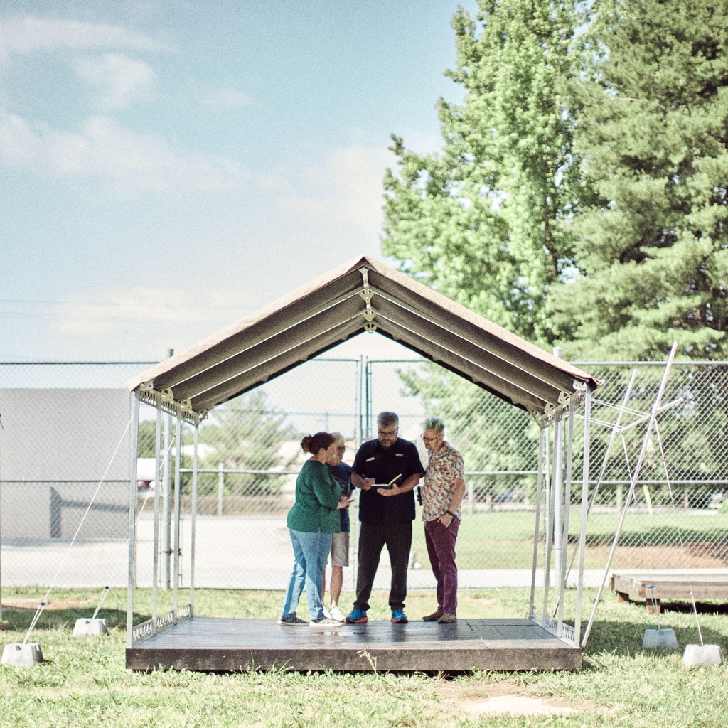 Wow what a ride, the Kickstarter campaign for our LMNL tent is over. Here's a moment from the day the first prototpye was completed...now you can pre-order for the next run. Shipping times to be determined. diamondbrandgear.com/product/the-lm…