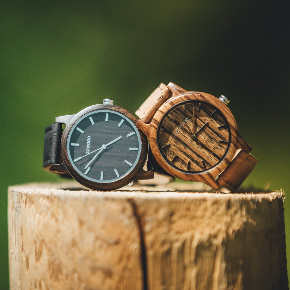 GoWoodInc's tweet photo. Tick Tock, now is a good time as ever to switch to more #eco-friendly products.

The case of our watches is made of 100% wood, while the wrist band is made of real and comfortable cork.

#gowood #ecofashion #shoplocal https://t.co/hVzZx287B5