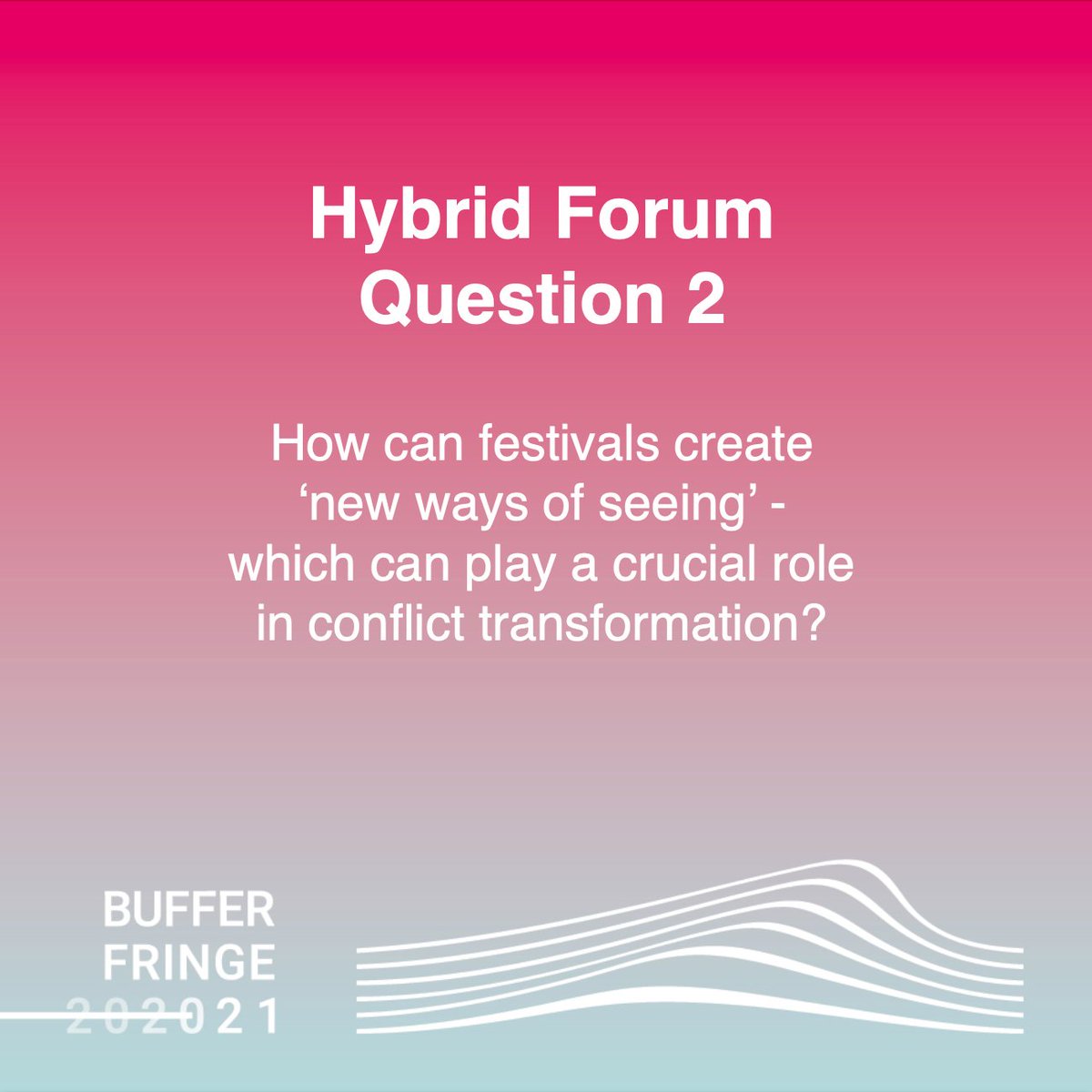 H4Cooperation's tweet photo. Our Buffer Fringe 2021 has a lot to offer this October! 
As a performing arts festival challenging mental and physical barriers in Cyprus, Buffer Fringe hosts festival practitioners &amp; artists to discuss the role of festivals in conflict transformation! 
*Attendance by invitation. https://t.co/U1LqCyv8jF
