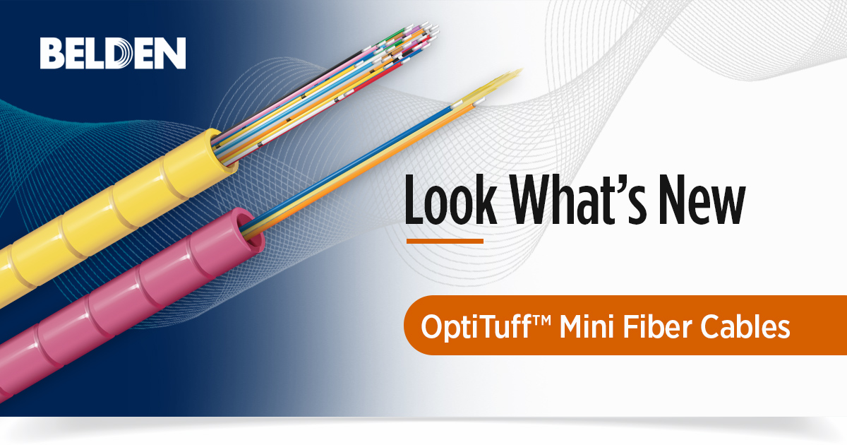 BeldenInc's tweet photo. Belden’s new #OptiTuff Mini Fiber Cable is unlike any cable currently on the market - it can survive a forklift driving over it and other extreme impact situations. Learn more: https://t.co/LmDwAjMSIP https://t.co/jdftccVIel