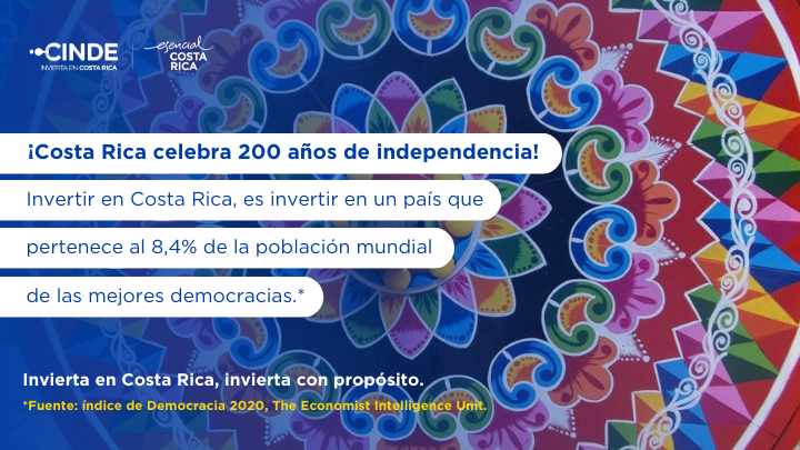 invest_cr's tweet photo. ¡Celebremos el bicentenario de Costa Rica! 🇨🇷 🎇 #BicentenarioCR https://t.co/cA4wmD3pTs