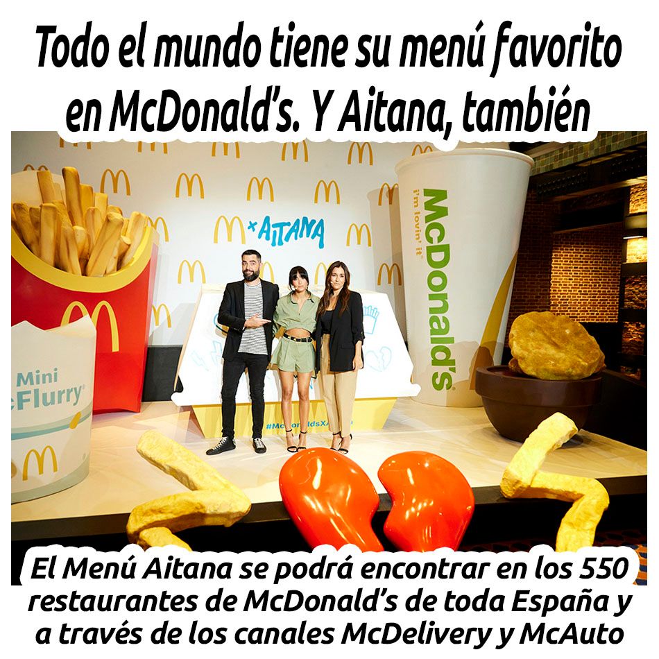 hosteleriaenvlc's tweet photo. TODO EL MUNDO TIENE SU MENÚ FAVORITO EN MCDONALD’S. Y AITANA, TAMBIÉN
https://t.co/ODhFnyoH8d
@mcdonalds_es #McDonalds #Endesa #Torrent #HosteleriaEnValencia #Restaurantes #ComidaRapida #MenuAitana #McDelivery #McAuto #Aitana #DaniRovira #NataliaEcheverria https://t.co/ktKkTzVcth