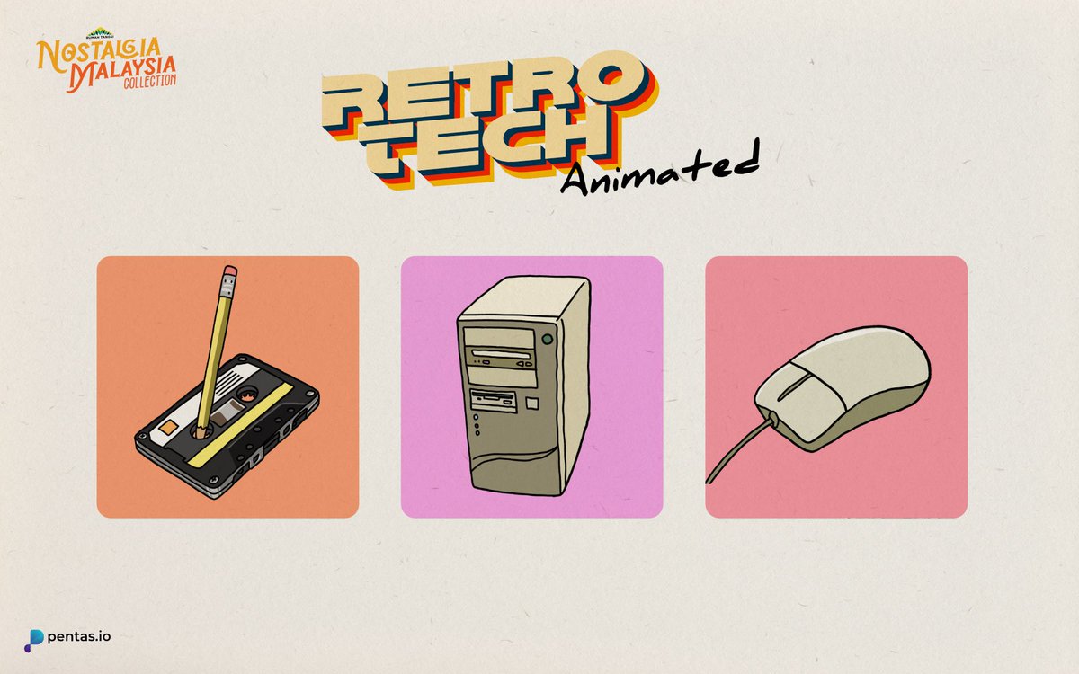 Yes! For Hari Malaysia we have a special drop. 3 animated artworks in Retro Tech collections ✨✨

Scroll to see them in action 😍

#MalaysiaNFT #NFT #nftmalaysia