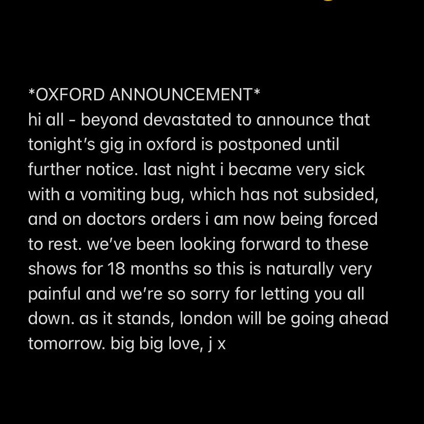 *OXFORD ANNOUNCEMENT*