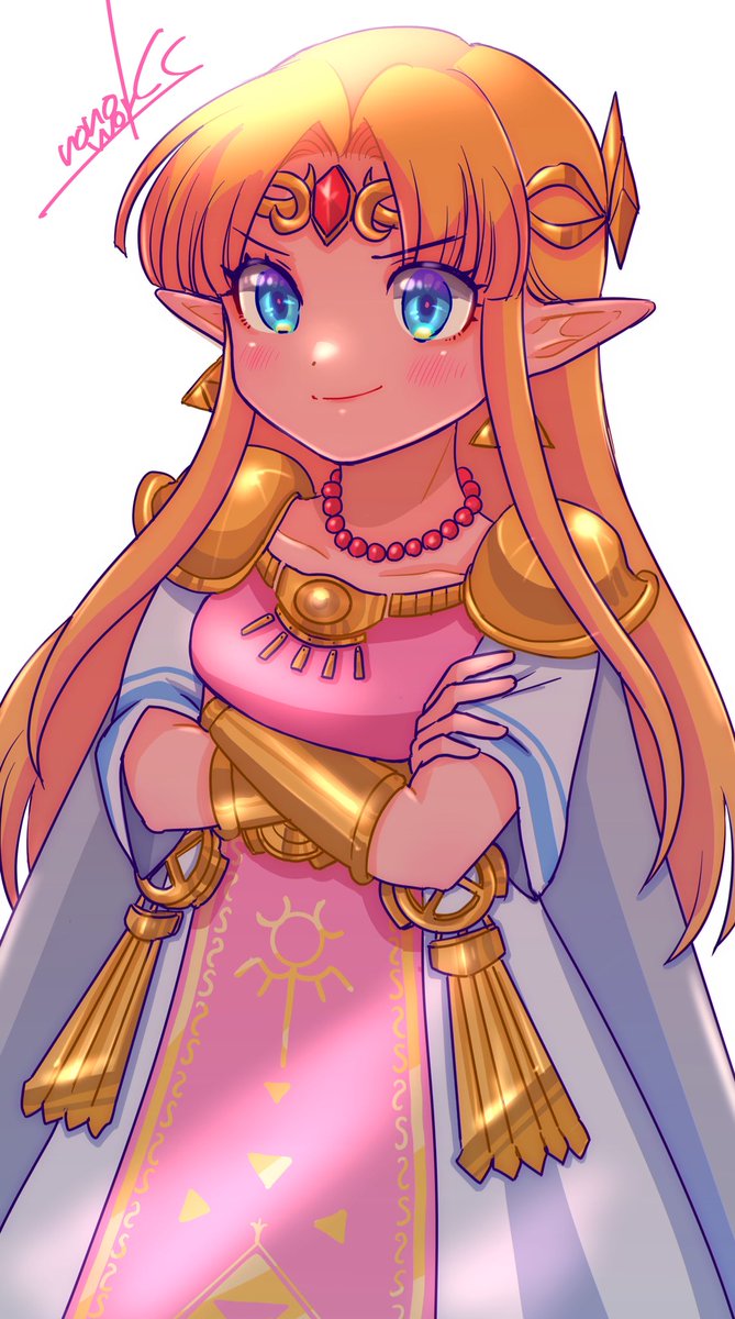 ゼルダ姫 「#Zelda 
💪 」|🐥nonoのイラスト