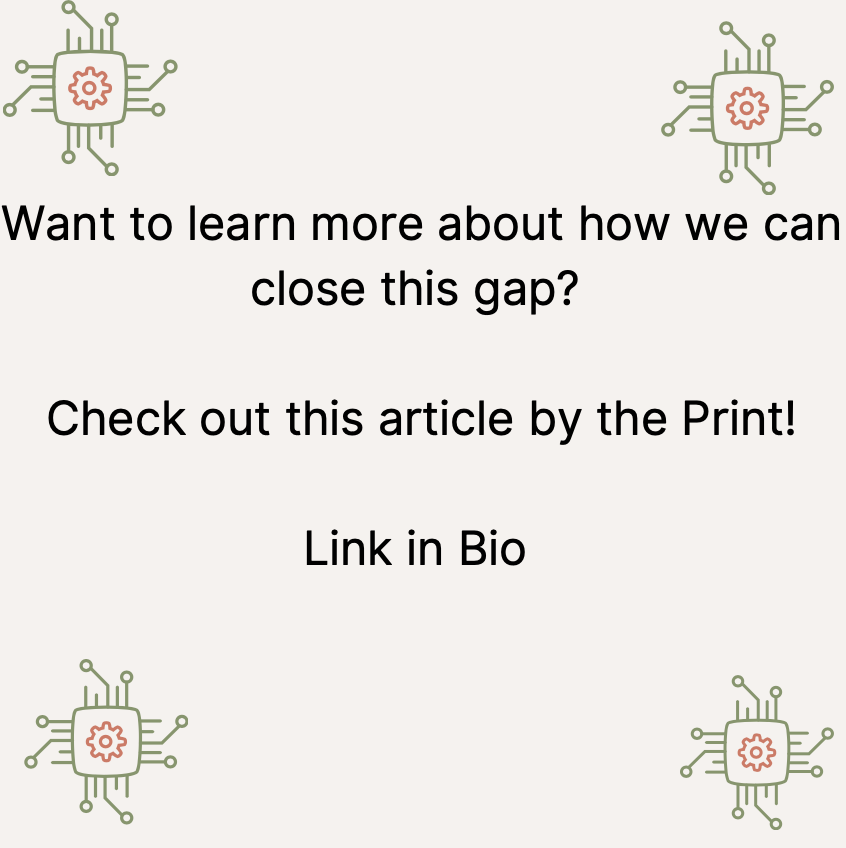 HeyThinkubator's tweet image. Check out this article written by the Print about the gender gap in the tech industry!
.
.
.
.
#stem #womeninstem #womenintech #womenempowerment #womeninbusiness #science #innovation #research #ai #scicomm #media #pr #tech #education #chemistry