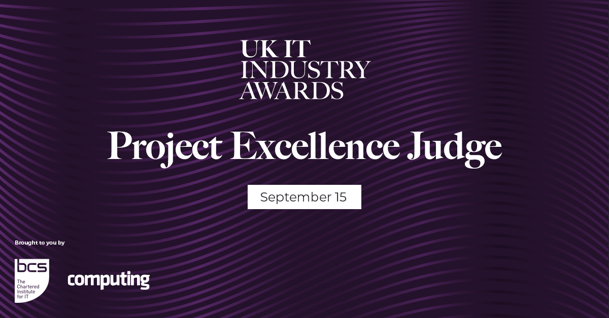 bcs's tweet photo. Who's going to take home the crown within our #ProjectExcellence categories? Congratulations to all our finalists being judged by our panel of expert #UKITIndustry Awards judges. View the nominations here: https://t.co/feEh7xVEXH
#computingawards #industryawards #ITExcellence https://t.co/gP6GjrMv14