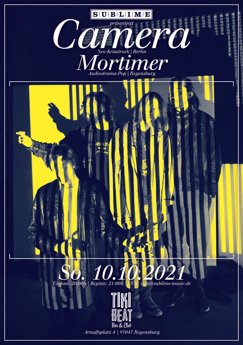 In Concert: CAMERA &amp; MORTIMER Get Tickets now: sublime-music.blogspot.com/2021/04/in-con… <a href="/CAMERAWITHIN/">CAMERA</a> #krautrock #hörspielpop #konzert