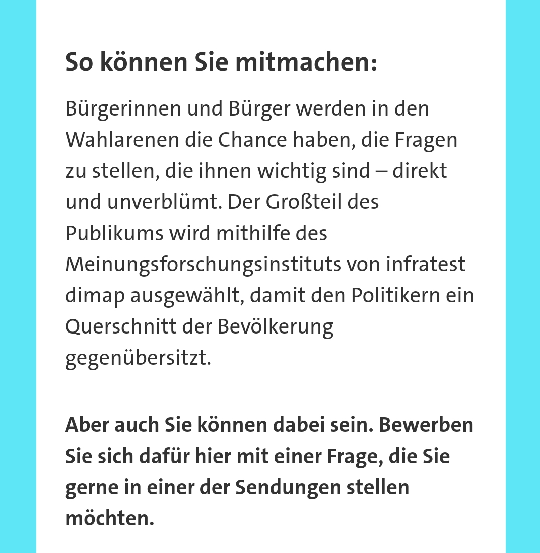 Watch_Greens's tweet photo. "Heute wird #Laschet fertig gemacht"! Speziell geschulte #FFF-Aktivistin wird heute Wählern in der ARD-#Wahlarena als scheinbar repräsentativ ausgesuchte Fragenstellerin präsentiert. Mit "linker Medienstrategie" wird nun im parteiischen ÖRR d. Wahlkampf beeinflusst. Was soll das? https://t.co/xSmcYVhS1M