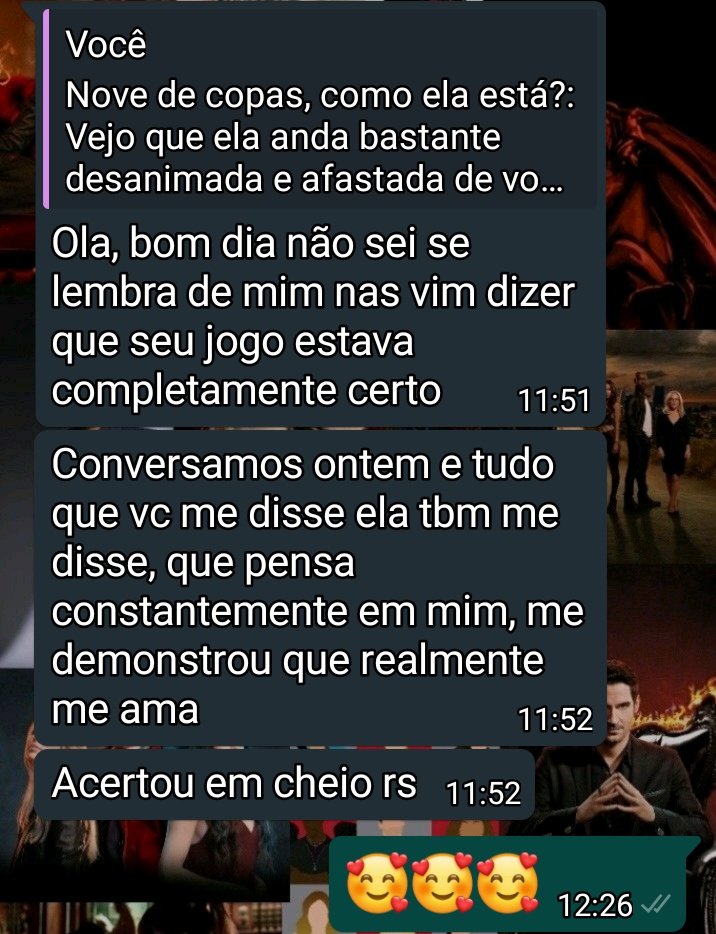 TarotGabis's tweet image. Horários disponíveis!
Consulta acertada de hj💕

Venha garantir seu horário ainda hoje
 Me chame no dm ou  WhatsApp 31983248825