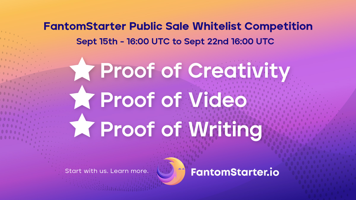 FutureStarter 💥 (@fstarter_xyz) on Twitter photo I signed up for a chance of getting into FantomStarter Public launch, want to get a chance too? <a href="/fantomstarter/">FS (Prev. FantomStarter)</a> #fantomstarterIDO ow.ly/zkHp50GazzY I signed up for a chance of getting into FantomStarter Public launch, want to get a chance too? <a href="/fantomstarter/">FS (Prev. FantomStarter)</a> #fantomstarterIDO ow.ly/zkHp50GazzY