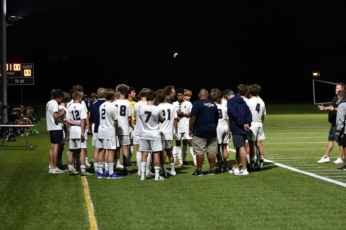 stashield's tweet image. Boys Soccer continued their EKL campaign last night defeating Blue Valley North 5-2. The Saints came back from being 2-1 down in the first half, notching 4 goals in forty minutes. Boys Soccer continues Thursday at home vs. Blue Valley Northwest. Photos courtesy of Michele Gress.