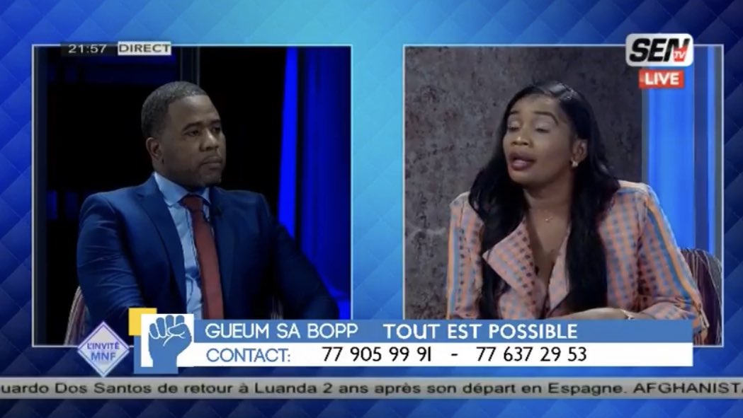 Bougane, y a pas 2 comme lui. Si je bossais chez lui, j’allais être gêné par sa façon d’instrumentaliser son groupe de presse. 
Invité sur Tfm, sa chaîne avait repris le signal de l’émission. Aujourd’hui il récidive avec la 7tv, avec en plus une bannière propagandiste de son mvmt