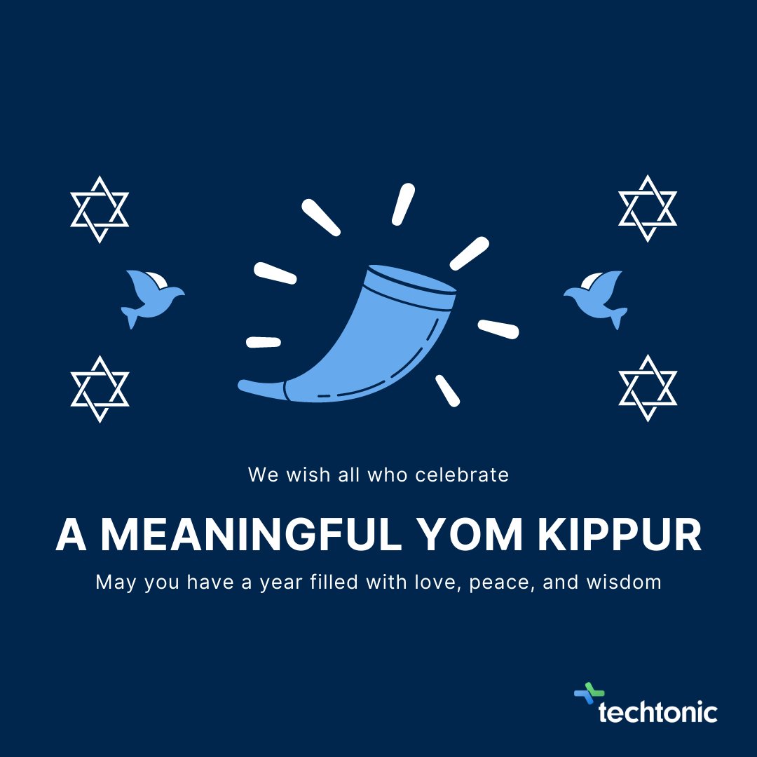 Techtonic (@techtonicgroup) on Twitter photo Wishing all of those who celebrate a meaningful and blessed #YomKippur Wishing all of those who celebrate a meaningful and blessed #YomKippur
