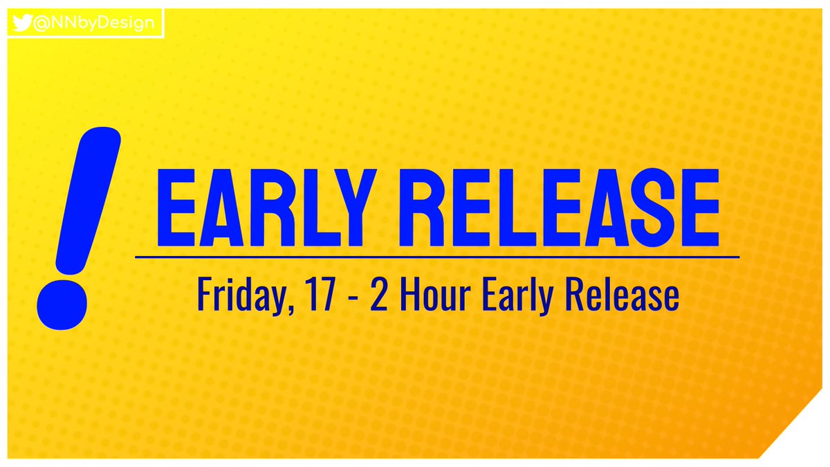 NNbyDesign's tweet photo. Remember Eagles, Early Release on Friday! 🥳
#Eagles #NNBD #NorthNation #EarlyRelease #BetterthanDahm #Newowner #LibertyNorth #LNHS #NNBD9 #NNBD10 #LibertyPublicSchools #FridayFeeling https://t.co/DEYwujgC3w