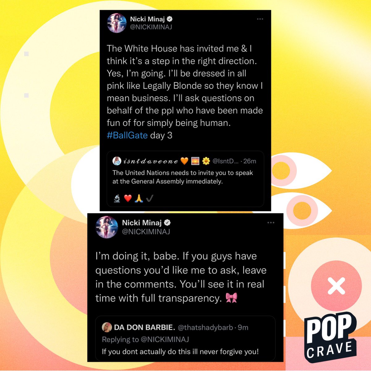 Pop Crave on X: Nicki Minaj shares adorable overjoyed video of