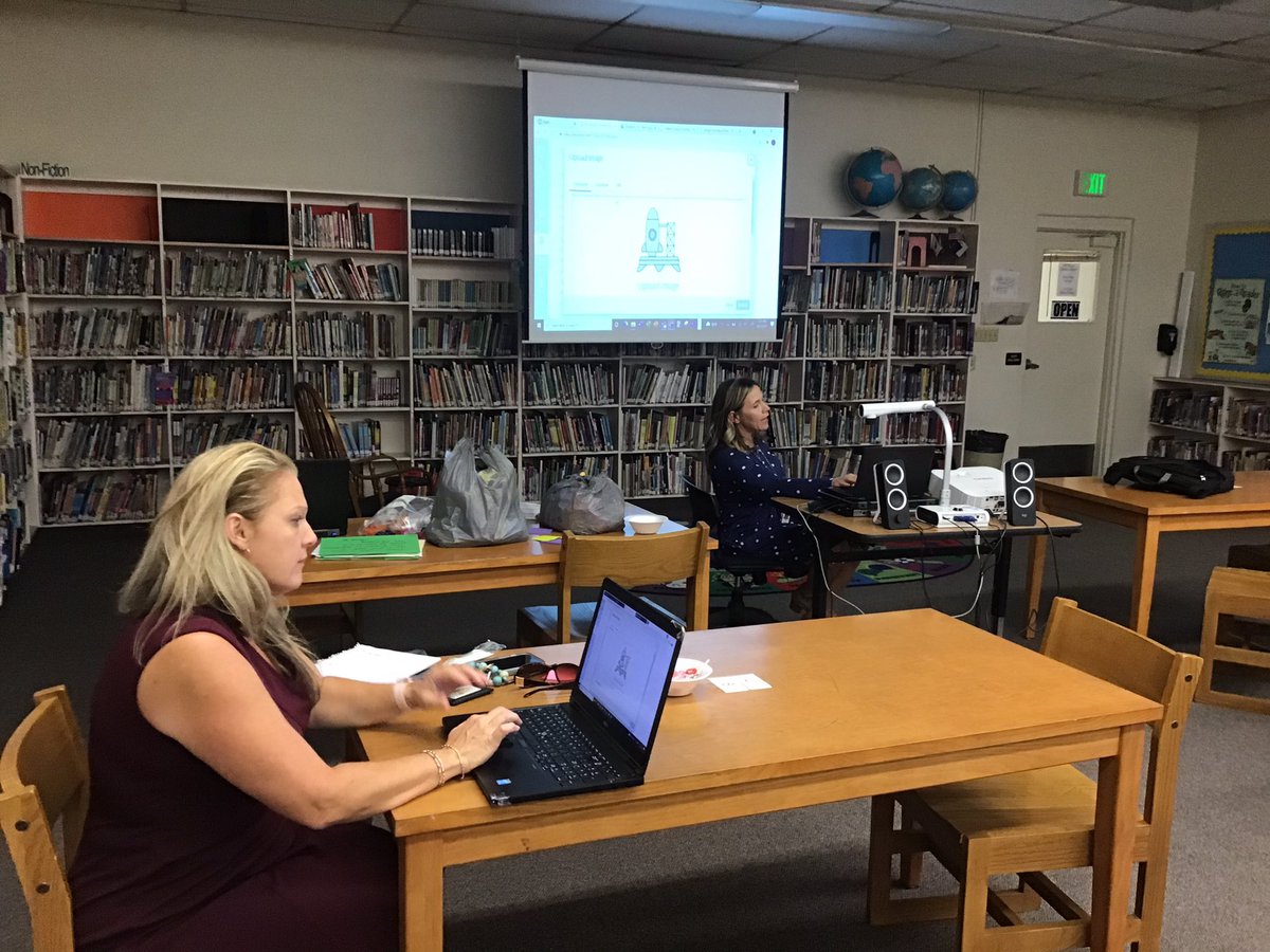 IPS teachers had a busy day working with our Tech TOSA