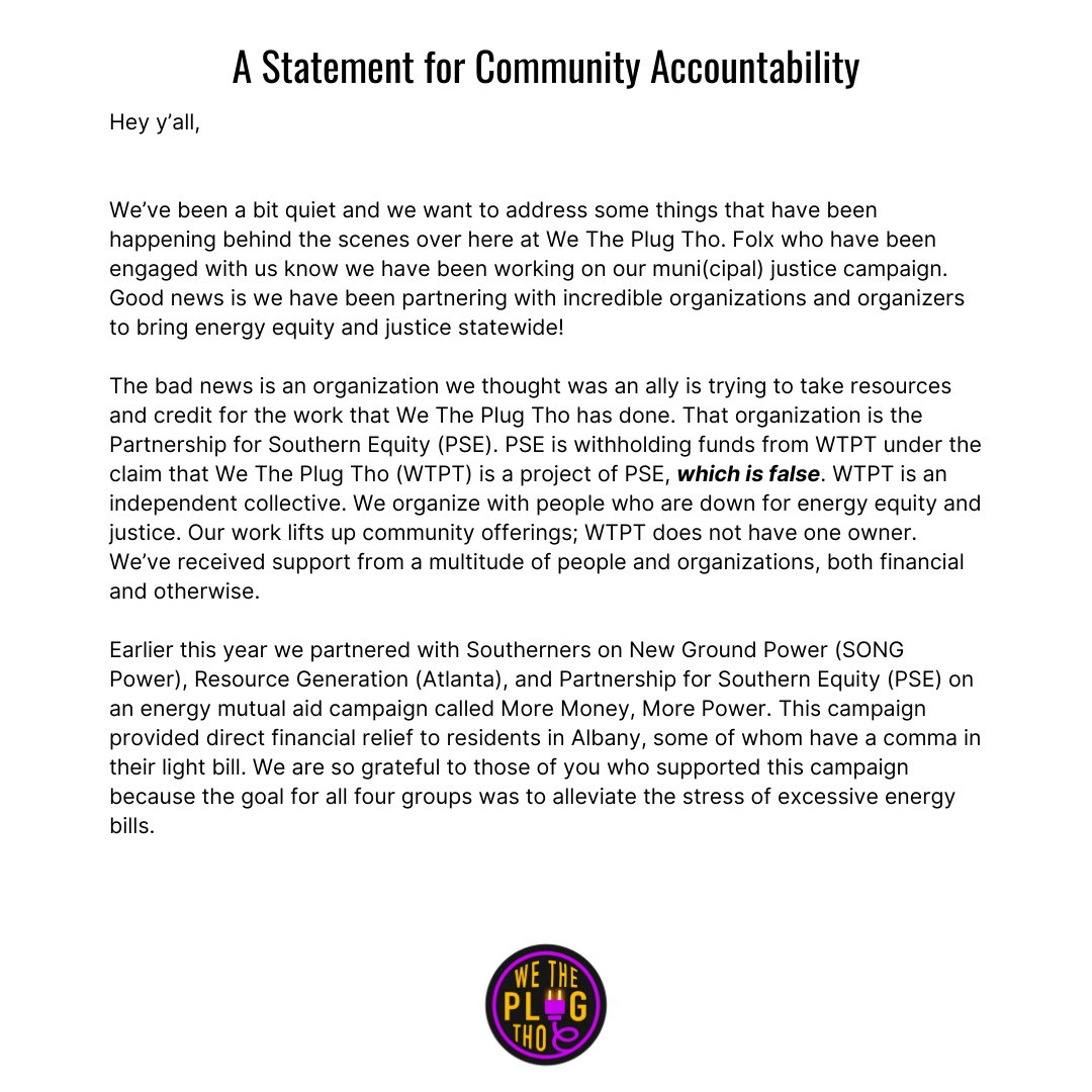 wetheplugtho's tweet photo. An update on wetheplugtho #StandwithWTPT: https://t.co/rVxN3mAvs0