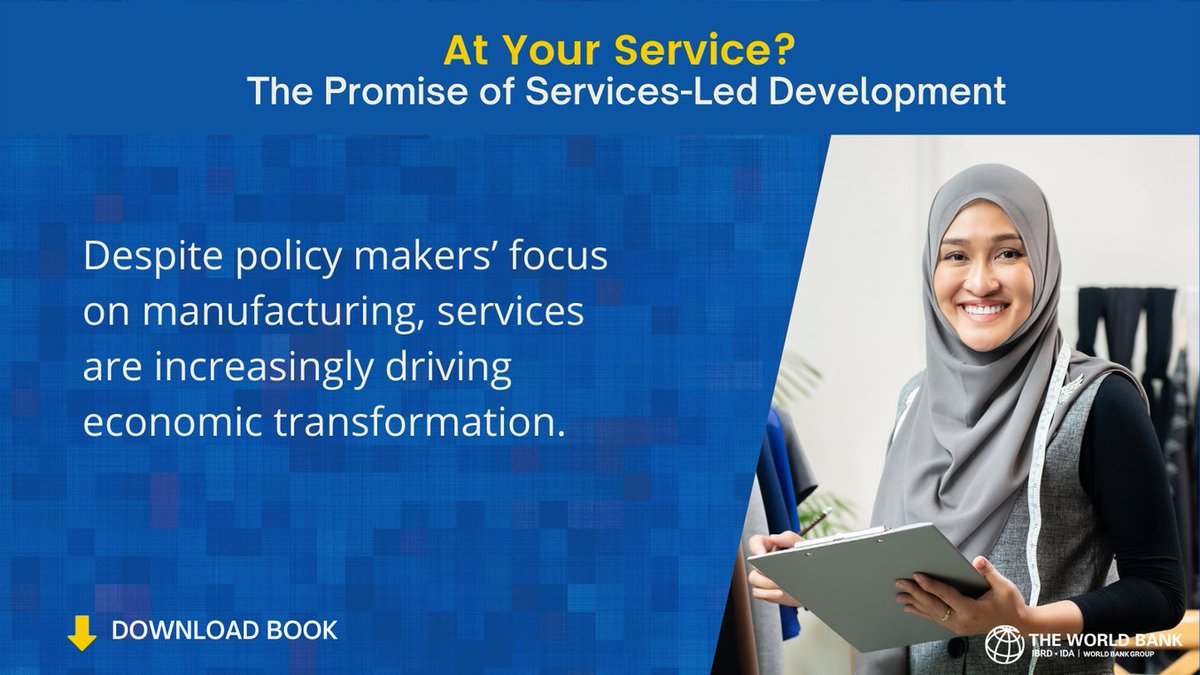 Thank you <a href="/IndermitGill/">Indermit Gill</a> <a href="/BaldwinRE/">Richard Baldwin</a> <a href="/CarolineFreund/">Caroline Freund</a> &amp; #StefanDercon <a href="/Oxford_CSAE/">CSAE</a> for your discussion of my latest <a href="/WorldBank/">World Bank</a> book with <a href="/MHallwardDrieme/">M Hallward-Driemeier</a> &amp; <a href="/elwyndavies/">Elwyn Davies</a> on the role of #services in driving #Jobs and #prosperity. Download the book &amp; recording! wrld.bg/Zjyn50GazJS