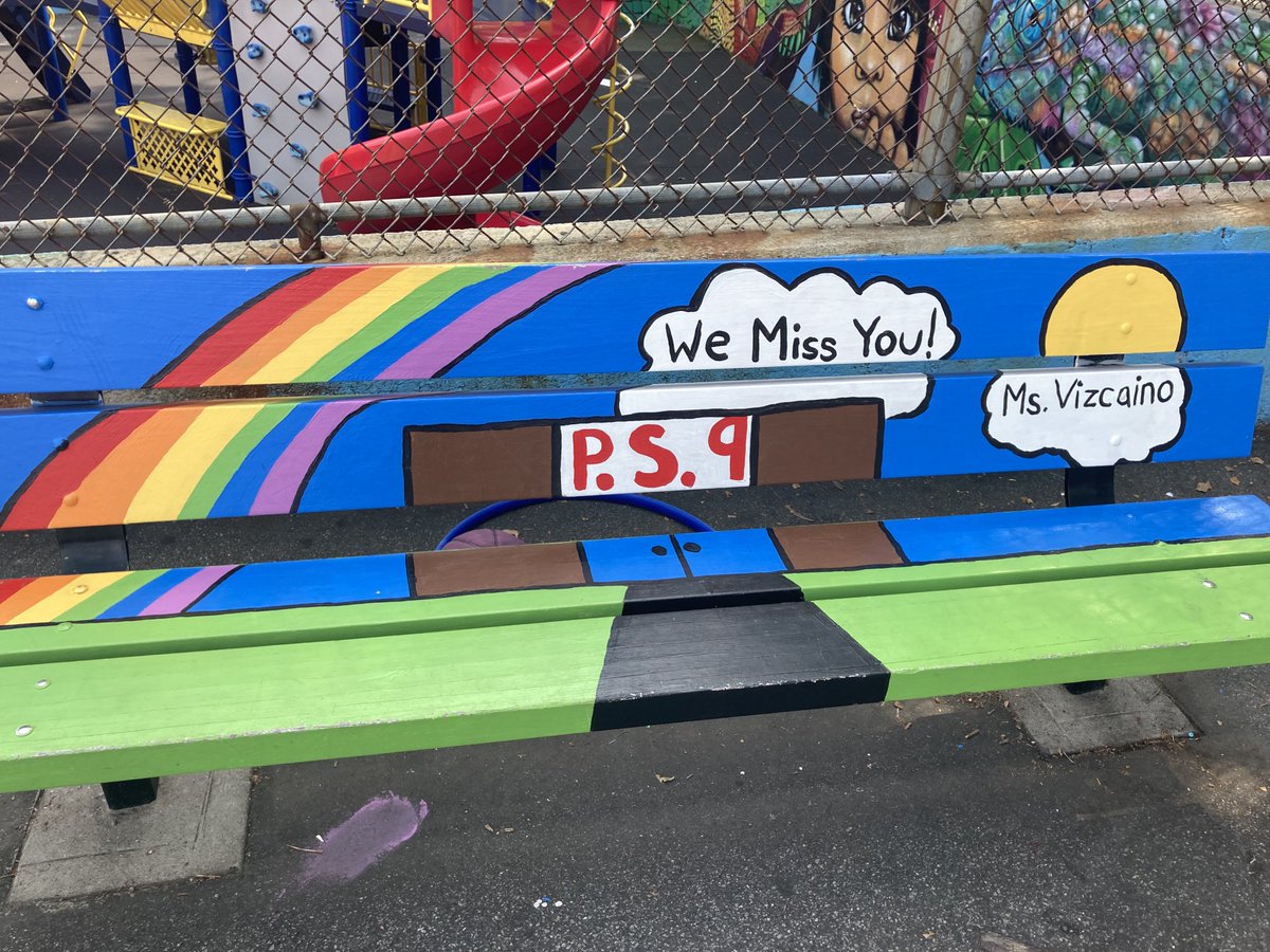 District3Supt (@kamar_samuels) on Twitter photo Day 3: I visited PS 9 where we lost our first teacher in NYC to COVID19, Ms. Sandra Vizcaino. The tribute on the playground touched my heart. @ExecSuptKWatts and <a href="/DOEChancellor/">Chancellor Melissa Aviles-Ramos</a> I invite you to go check it. Ms. Vizcaino you are gone but not forgotten. ❤️❤️❤️❤️ Day 3: I visited PS 9 where we lost our first teacher in NYC to COVID19, Ms. Sandra Vizcaino. The tribute on the playground touched my heart. @ExecSuptKWatts and <a href="/DOEChancellor/">Chancellor Melissa Aviles-Ramos</a> I invite you to go check it. Ms. Vizcaino you are gone but not forgotten. ❤️❤️❤️❤️