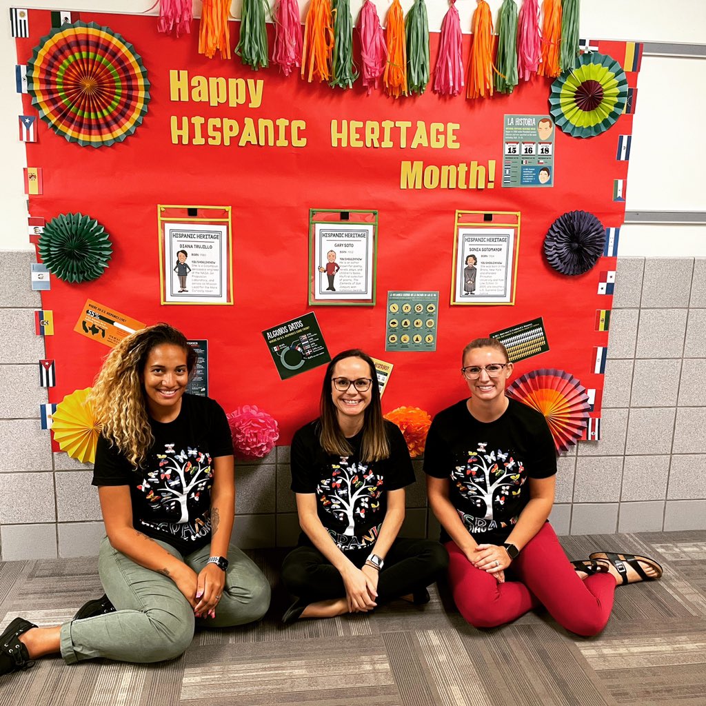 Wearing our special t-shirts to kick off #HispanicHeritageMonth <a href="/TussingPLSD/">Tussing Elementary</a>  <a href="/PLSD/">Pickerington Schools</a>  <a href="/PLSD_EL/">PLSD EL Department</a>  #TeamTussing #PLSDProud