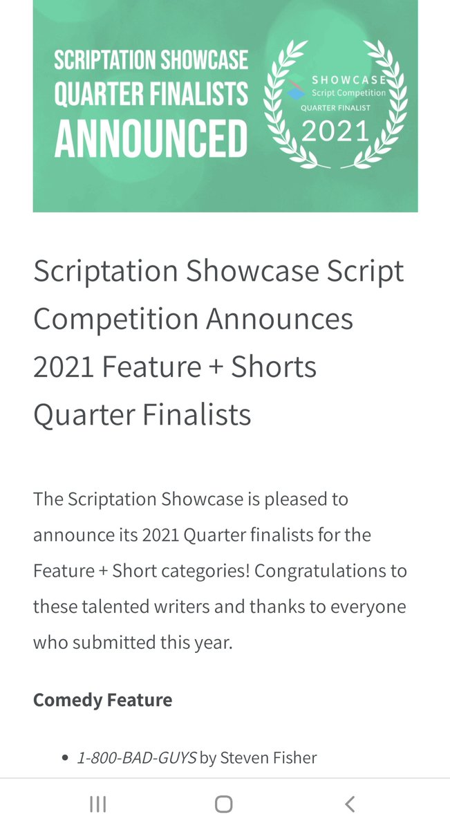 steven_d_fisher's tweet image. Woah!! Did not see that coming!
@scriptation 
#ScriptationShowcase 
#screenwriting