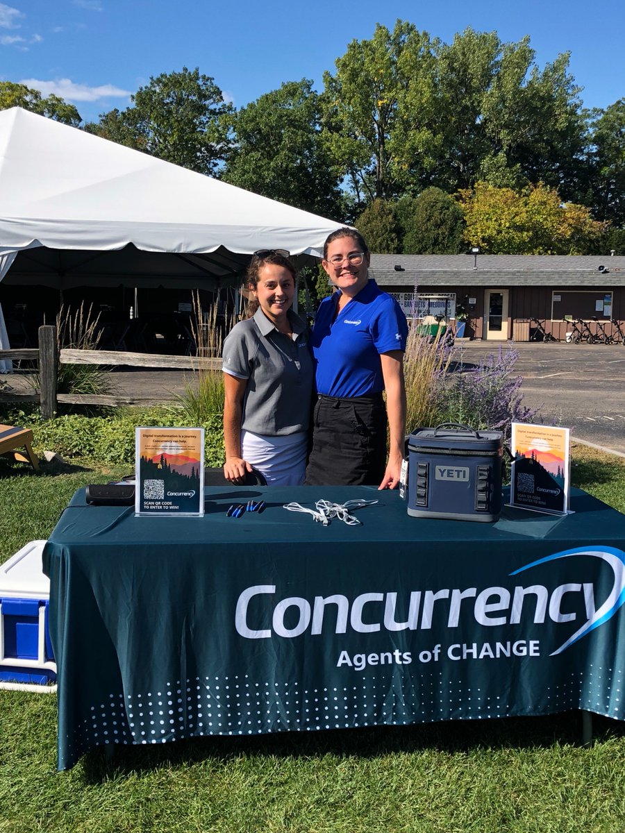 ConcurrencyInc's tweet image. Concurrency is proud to sponsor the #WTA #WisconsinTechnologyAssociation&apos;s 39th Annual Golf Classic. What a great day to be out on the course! ☀⛳🏌️‍♂️#CNCYproud