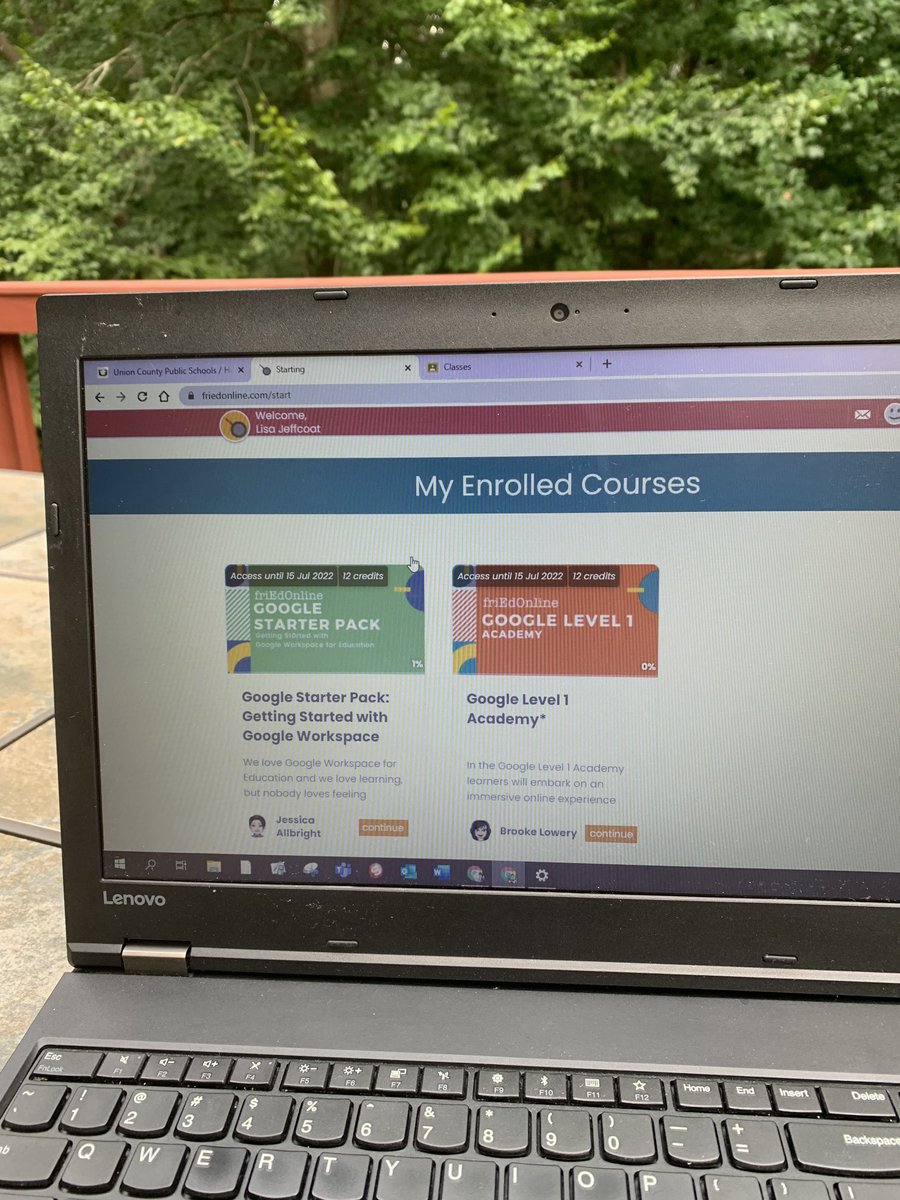 MrsJeffcoatbook's tweet photo. Ready to start my Google Level 1 certification! #googlelevel1 @WesternUnionES @UCPSNC #BetheBest @AGHoulihan https://t.co/m53REbFUE3