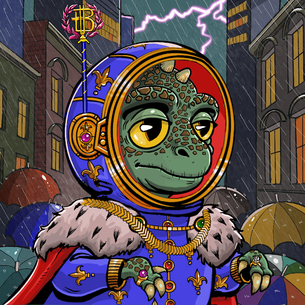 Bought another <a href="/SpacePunksClub/">Space Punks Club</a> dino! Really liking this royal theme👑 #NFT #NFTCommunity