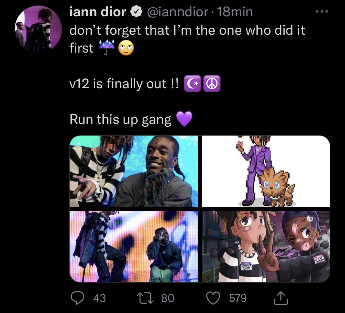 ChristianRxbio's tweet photo. -•ℂ𝕠𝕞𝕚𝕟𝕘 𝕊𝕠𝕠𝕟•-

Let me Know if it are made With Proof pls♻️

•Iann Dior x Lil Uzi🦇💜 https://t.co/ID6GJP6gK0