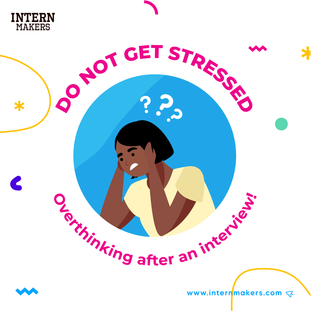 InternMakers's tweet photo. Remember that there's little to no way of knowing if the interview truly went well, so do not stress over the little things you think you saw or not during the interview
Take it easy, and keep preparing yourself for the next stages.

You've got this!
#internships #career #tips https://t.co/TU18HHna2v