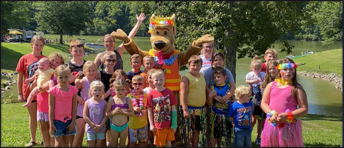 The Friends of Burnsville Lake sponsored “Bobber’s” Birthday at Bulltown Campground on Sept. 4. The event was filled with fun for the whole family, and kids got to have cupcakes with Bobber!