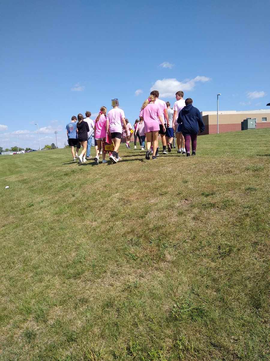 Lit 101 returning from their quest. Our intellectual understanding of literature is deeply connected to our physical experience of the world around us. #NPcomets