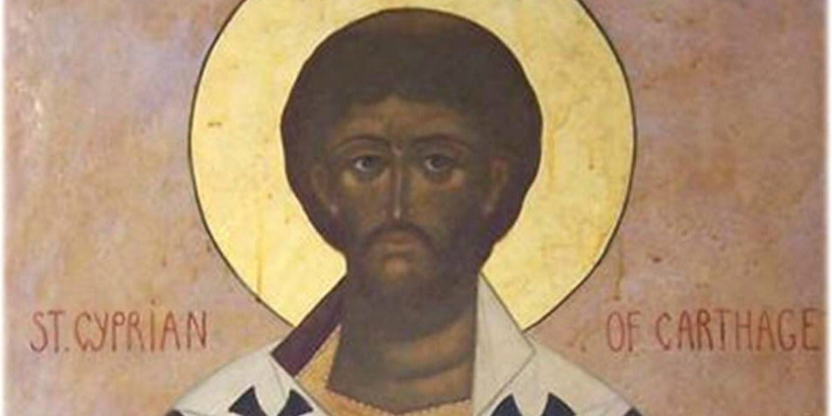 CatherineOgle's tweet photo. Celebrating St Cyprian of Carthage today, martyred 258, who wrote ‘when speaking of God, the absolute sincerity of what we say will communicate not by our eloquence but by the substance of our lives.’ #truetoday https://t.co/lceYZxKH4l