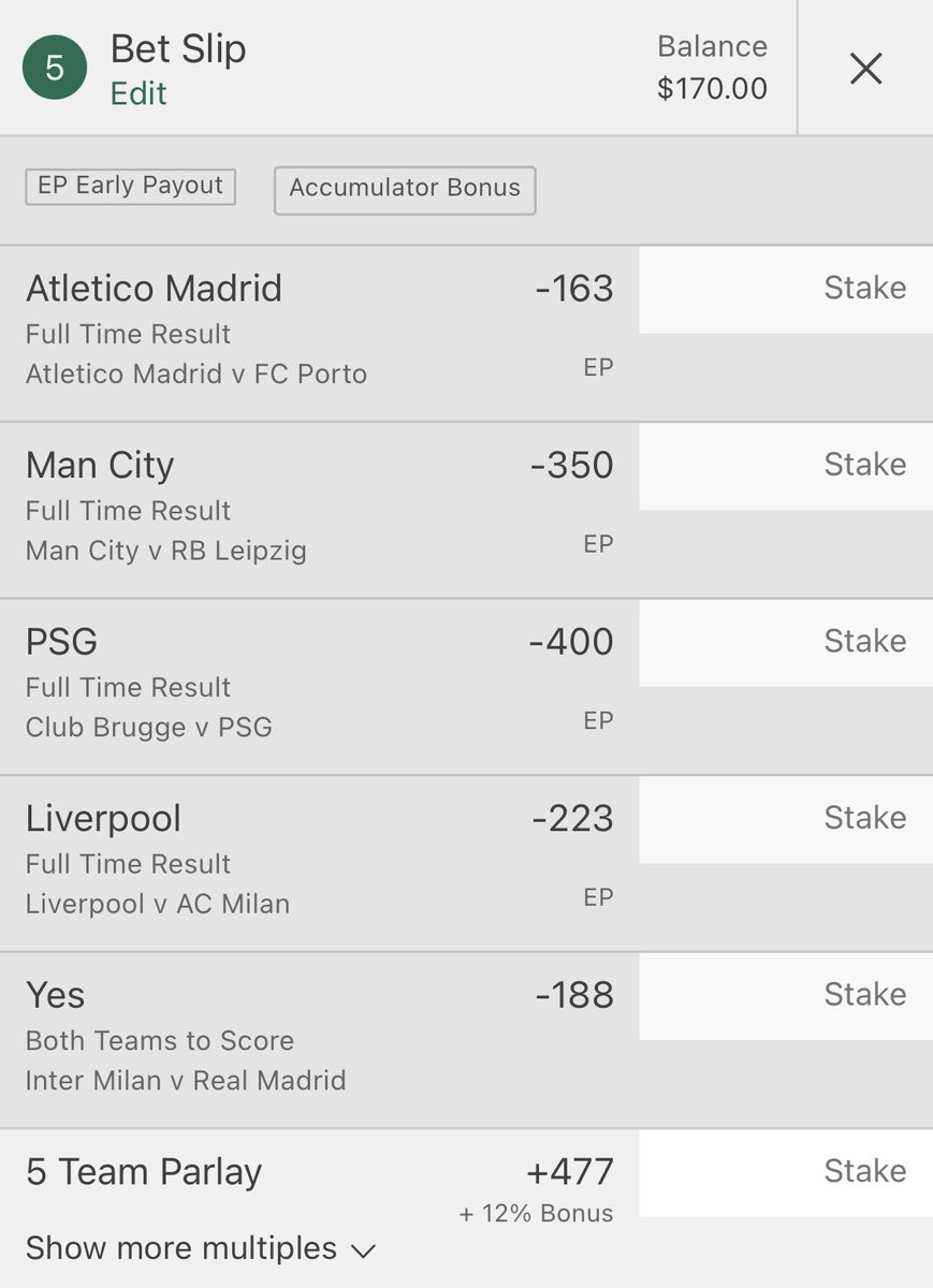 razzspicks's tweet photo. Let’s see if we can hop on the champions league winning side @Always1_Podcast https://t.co/x7WSxHbX51