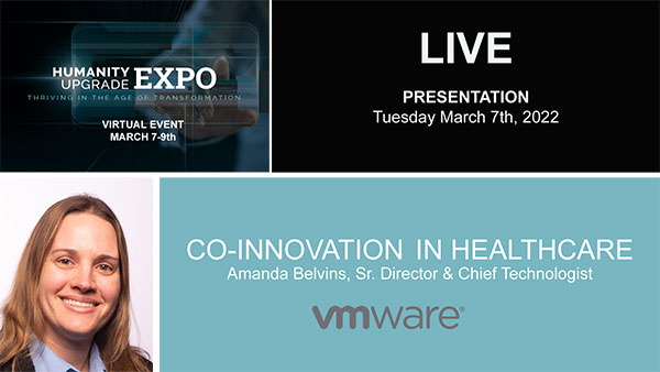 Amanda Blevins, Sr. Director &amp; Chief Technologist <a href="/VMware/">VMware</a> to present at HUExpo. The World's Premier &amp; Most Important Global Event on Life Sciences | Healthcare | BioTech | Cloud Computing. 
humanity-upgrade.events/facility/amand…
#lifesciences #healthIT #biotech